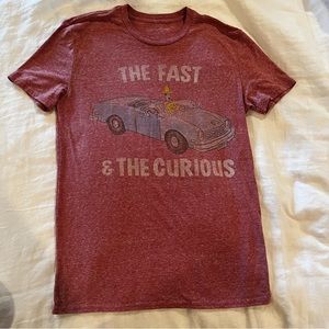 Curious George washed red t shirt size medium